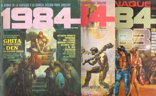 1984. EL COMIC DE LA FANTASIA Y LA CIENCIA FICCION PARA ADULTOS (VARIOS NUMEROS)