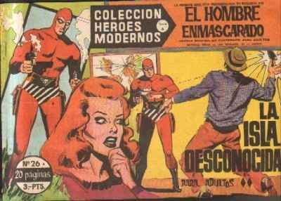 EL HOMBRE ENMASCARADO. Nº26. LA ISLA DESCONOCIDA.