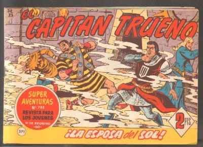 EL CAPITAN TRUENO. ¡LA ESPOSA DEL SOL! Nº371.