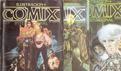 REVISTA ILUSTRACION + COMIX INTERNACIONAL (VARIOS NUMEROS)