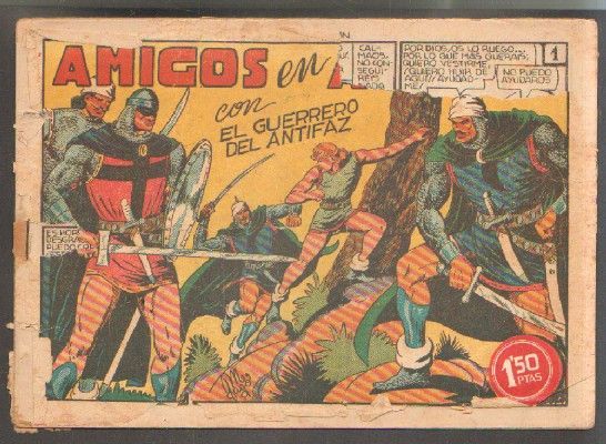 AMIGOS EN ACCIÓN. COLECCIÓN CON EL GUERRERO DEL ANTIFAZ, Nº40