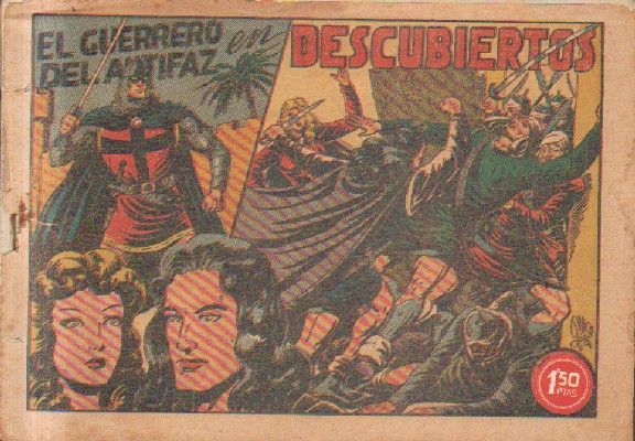 DESCUBIERTOS.ELGUERRERO DEL ANTIFAZ.Nº 77.
