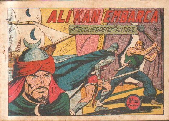 ALI KAN EMBARCA.EL GUERRERO DEL ANTIFAZ. Nº 131.