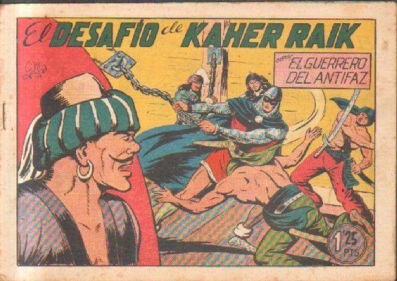 EL DESAFIO DE KAHER RAIK.EL GUERRERO DEL ANTIFAZ. Nº 136.