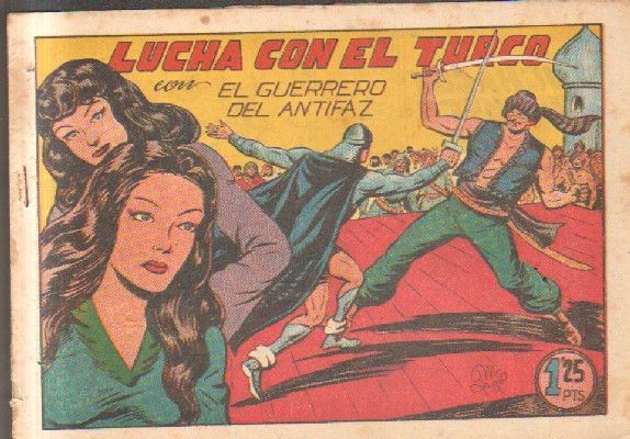 LUCHA CON EL TURCO.EL GUERRERO DEL ANTIFAZ. Nº 139.