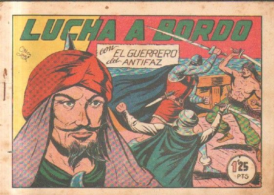 LUCHA A BORDO.EL GUERRERO DEL ANTIFAZ. Nº 143.