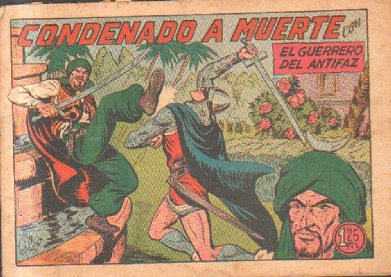 CONDENADO A MUERTE.EL GUERRERO DEL ANTIFAZ. Nº 222.