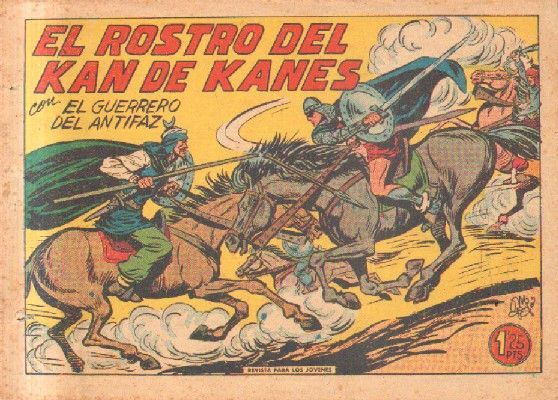EL ROSTRO DEL KAN DE KANES.EL GUERRERO DEL ANTIFAZ. Nº 292.