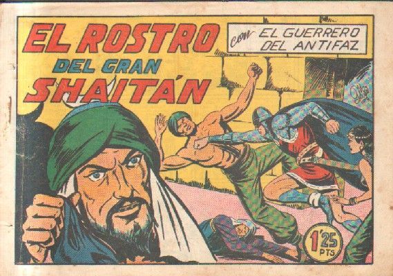 EL ROSTRO DEL GRAN SHAITAN.EL GUERRERO DEL ANTIFAZ. Nº 151.