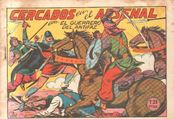 CERCADOS EN EL ARSENAL.EL GUERRERO DEL ANTIFAZ. Nº 157.