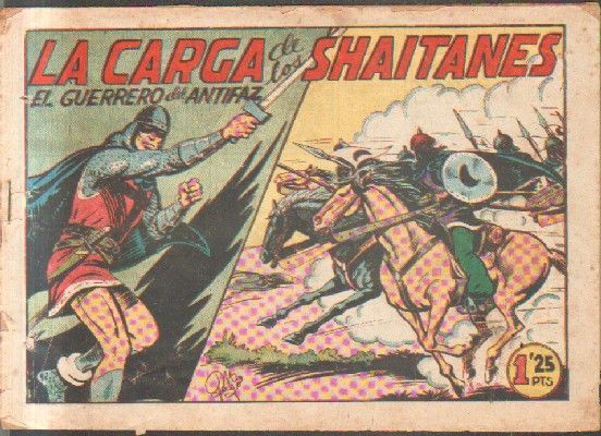 LA CARGA DE LOS SHAITANES.EL GUERRERO DEL ANTIFAZ. Nº 166.