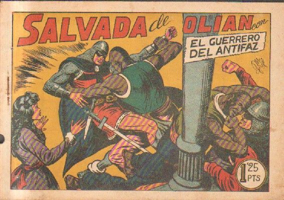 SALVADA DE OLIAN.EL GUERRERO DEL ANTIFAZ. Nº 103.