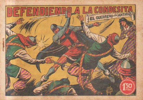 DEFENDIENDO A LA CONDESITA.EL GUERRERO DEL ANTIFAZ. Nº 104.