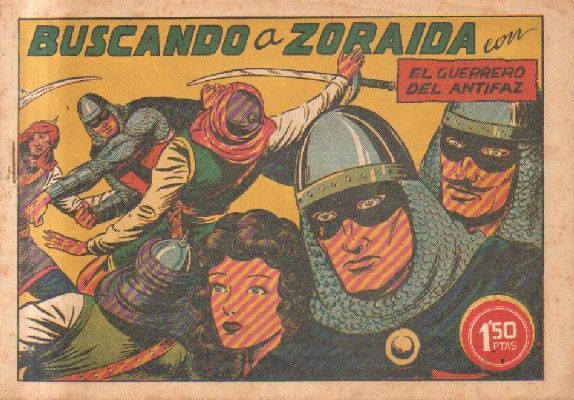 BUSCANDO A ZORAIDA.EL GUERRERO DEL ANTIFAZ. Nº 105.
