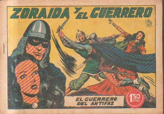 ZORAIDA Y EL GUERRERO.EL GUERRERO DEL ANTIFAZ. Nº 106.