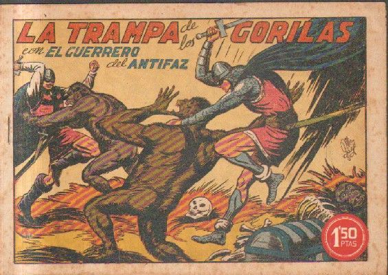 LA TRAMPA DE LOS GORILAS..EL GUERRERO DEL ANTIFAZ. Nº 112.