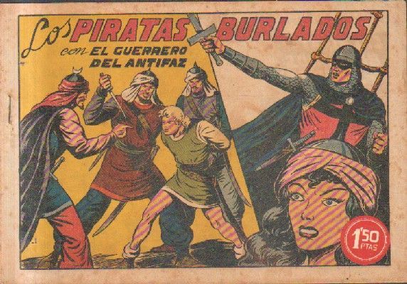 LOS PIRATAS BURLADOS.EL GUERRERO DEL ANTIFAZ. Nº 113.
