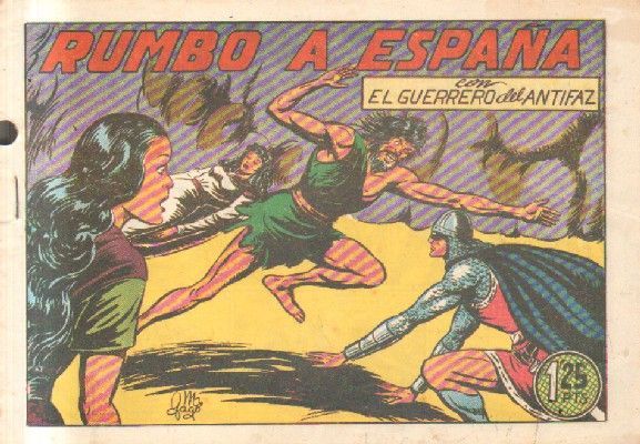 RUMBO A ESPAÑA.EL GUERRERO DEL ANTIFAZ. Nº 124.