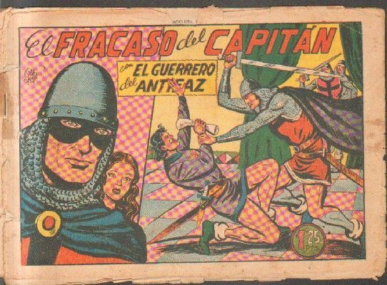 EL FRACASO DEL CAPITAN.EL GUERRERO DEL ANTIFAZ. Nº 170.