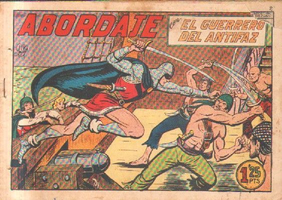ABORDAJE.EL GUERRERO DEL ANTIFAZ. Nº 185.