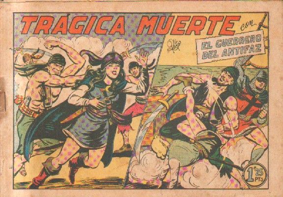 TRAGICA MUERTE.EL GUERRERO DEL ANTIFAZ. Nº 186.