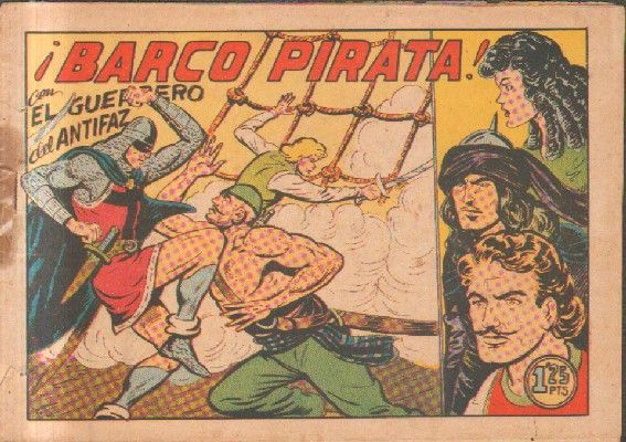 BARCO PIRATA.EL GUERRERO DEL ANTIFAZ. Nº 187.