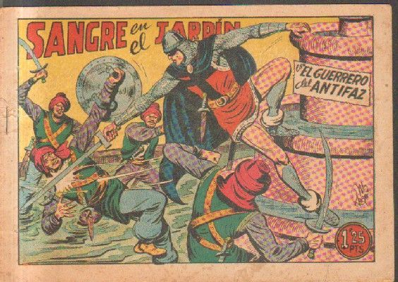 SANGRE EN EL JARDIN.EL GUERRERO DEL ANTIFAZ. Nº 198.