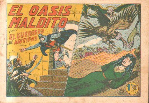 EL OASIS MALDITO.EL GUERRERO DEL ANTIFAZ. Nº 198.