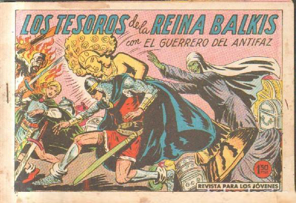 LOS TESOROS DE LA REINA BALKIS. EL GUERRERO ANTIFAZ. Nº 408.