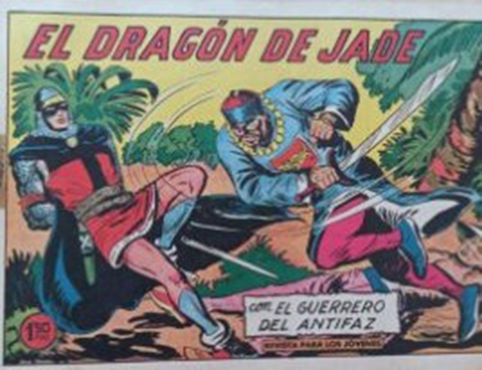 EL DRAGON DE JADE. EL GUERRERO ANTIFAZ. Nº 411.