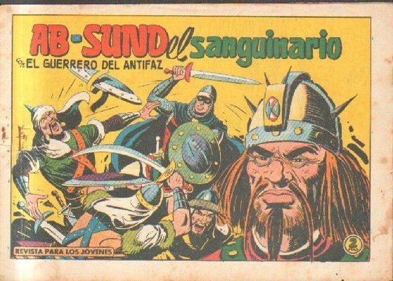 AB-SUND-EL SANGUINARIO. EL GUERRERO DEL ANTIFAZ. Nº 478.