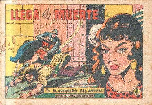 LLEGA LA MUERTE. EL GUERRERO DEL ANTIFAZ. Nº 502.