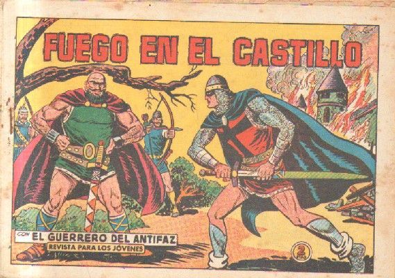 FUEGO EN EL CASTILLO. EL GUERRERO DEL ANTIFAZ. Nº 503.