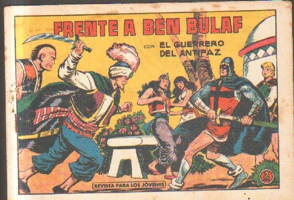 FRENTE A BEN BULAF. EL GUERRERO DEL ANTIFAZ. Nº 510.