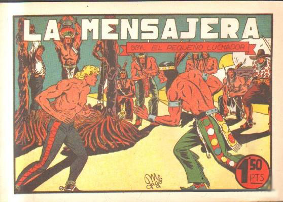 LA MENSAJERA.CON EL PEQUEÑO LUCHADOR. Nº 16.REEDICION.