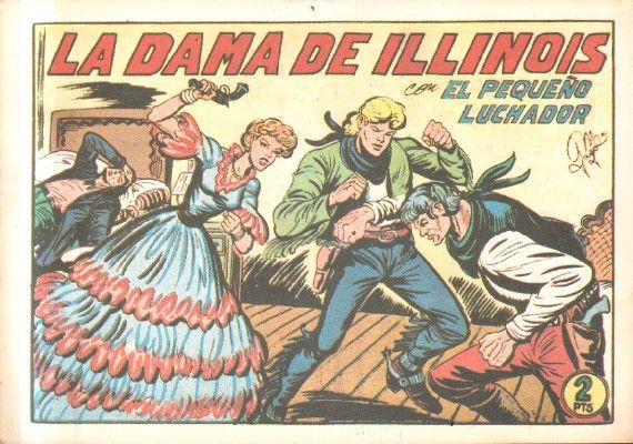 LA DAMA DE ILLINOES. CON EL PEQUEÑO LUCHADOR. Nº 216.