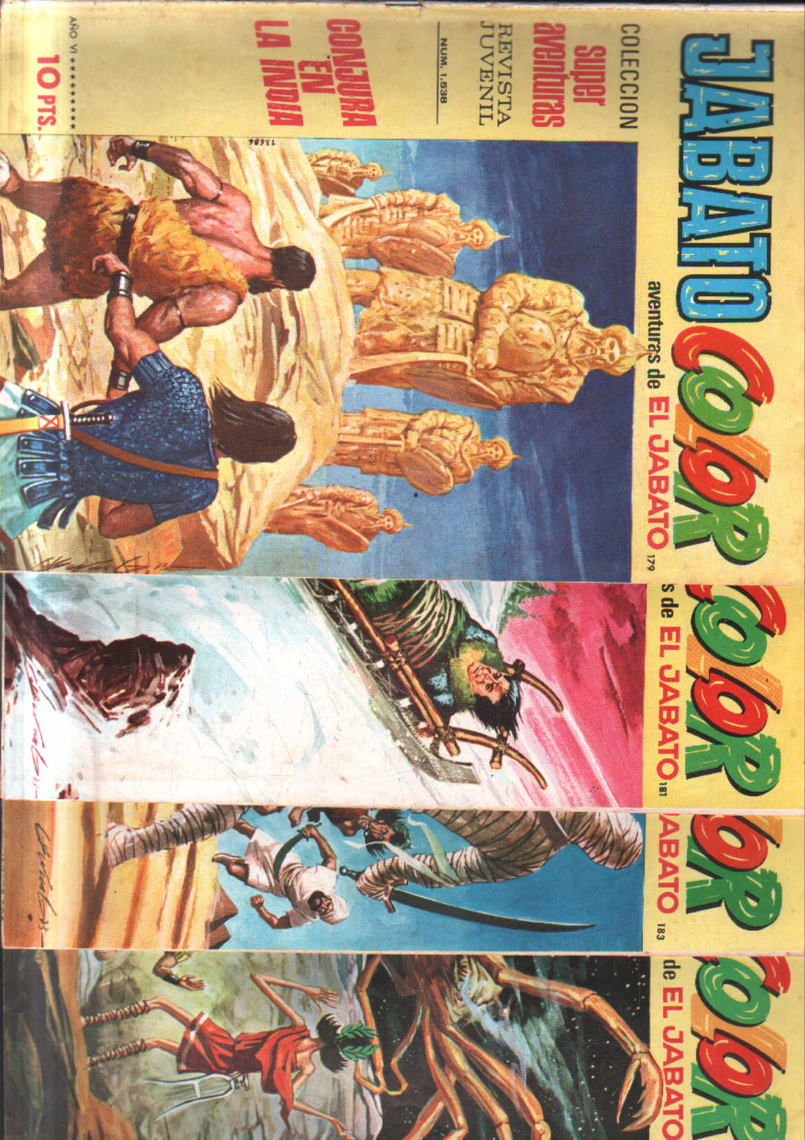 JABATO COLOR: AVENTURAS DE JABATO. COLECCIÓN SUPER AVENTURAS (VARIOS NUMEROS).