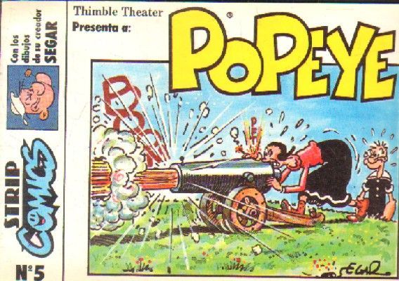 STRIP COMICS. THIMBLE THEATER PRESENTA A: POPEYE Nº5