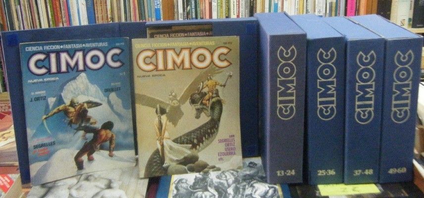 CIMOC. CIENCIA FICCIÓN, FANTASÍA,AVENTURAS...60 NÚMEROS EN 5 ESTUCHES