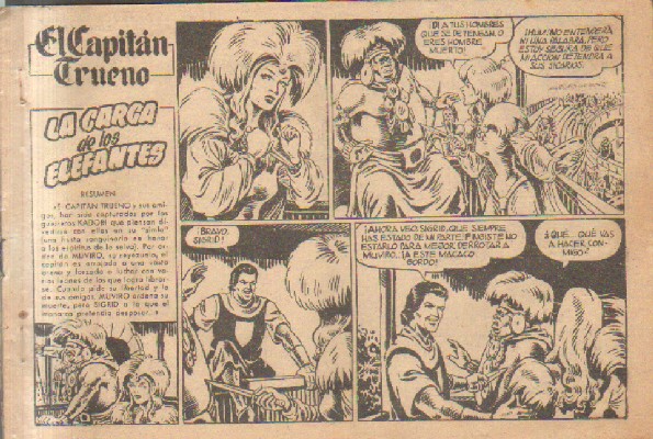 EL CAPITAN TRUENO. LA CARGA DE LOS ELEFANTES. Nº 7.