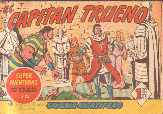 EL CAPITAN TRUENO. ENIGMA MORTIRFERO. Nº 72