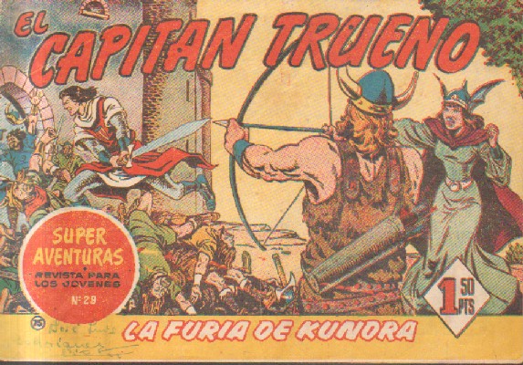 EL CAPITAN TRUENO. LA FURIA DE KUNORA. Nº 75