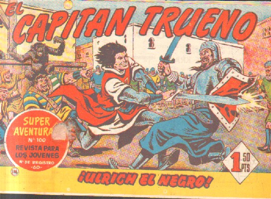 EL CAPITAN TRUENO. ¡ ULRICH EL  NEGRO Nº 115