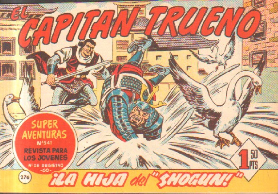 EL CAPITAN TRUENO. ¡LA HIJA DEL SHOGUN!  Nº 276