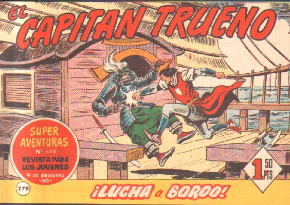 EL CAPITAN TRUENO. ¡LUCHA A BORDO!  Nº 279