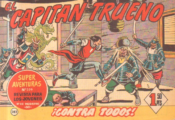 EL CAPITAN TRUENO. ¡CONTRA TODOS!  Nº 282