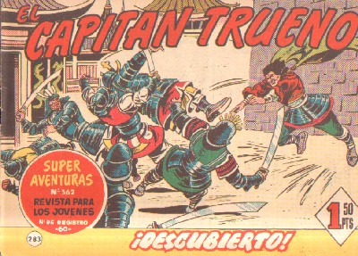 EL CAPITAN TRUENO. ¡DESUBIERTO!  Nº 283