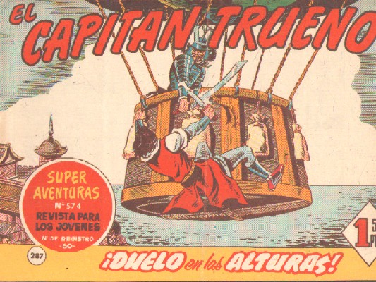 EL CAPITAN TRUENO. ¡DUELO EN LAS ALTURAS!  Nº 287