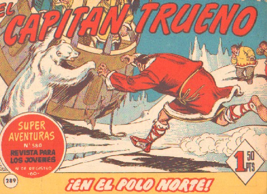 EL CAPITAN TRUENO. ¡EN EL POLO NORTE!  Nº 289