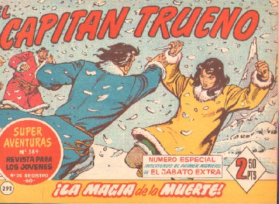 EL CAPITAN TRUENO. ¡LA NAVE FANTASMA!  Nº 292